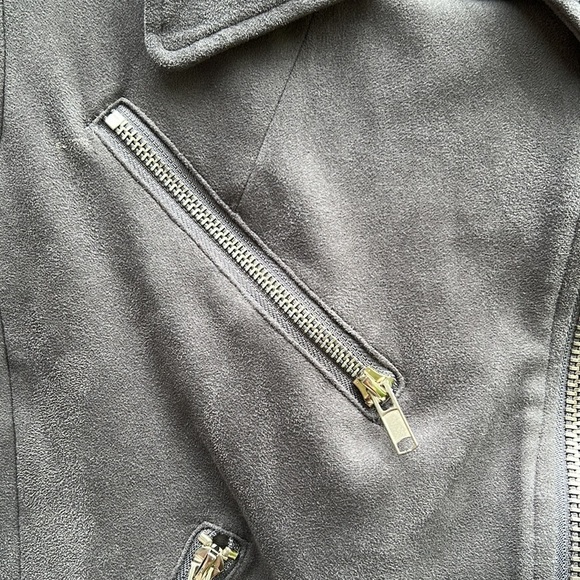 VICI Jacket Faux Suede Cropped Moto Style Sz S - Picture 4 of 11